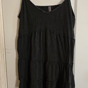 Anthropologie Charcoal Sleeveless Tank